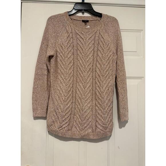 Talbots Sweaters - Women's‎ sz petite M Talbots butterscotch knit 100% cotton sweater #1150